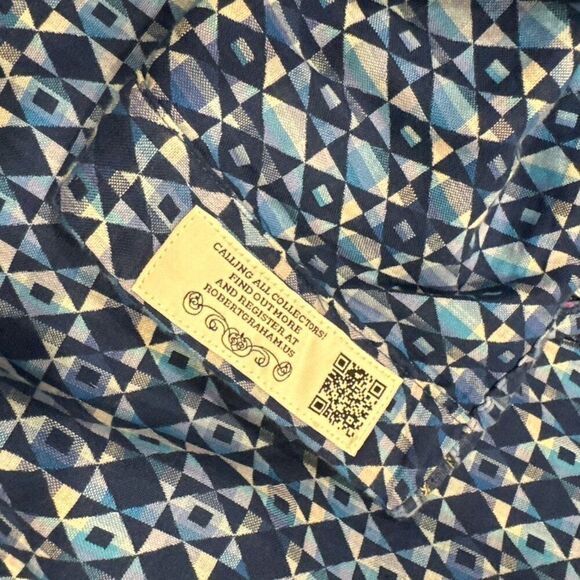 Robert Graham Octavian Classic Fit Button Down Shirt - Blue XL - Picture 6 of 11